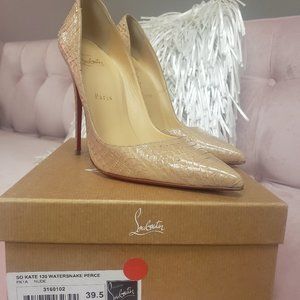 Christian Louboutin So Kate Python Watersnake